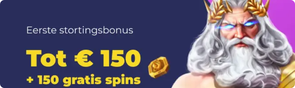 Up to €150 + 150 Free Spins